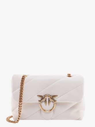 Pinko Borsa a tracolla in pelle matelassé con iconica fibbia love birds - PINKO - gender_Woman