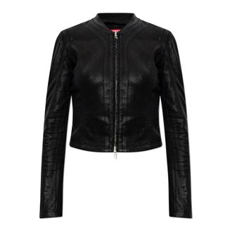 Diesel Light Jackets, female, Black, Size: XS De-Gary-D Jogg Top