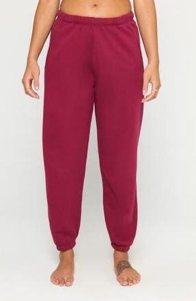 Spiritual Gangster Sol Cotton Sweatpants in Port at Nordstrom Rack, Size X-Small