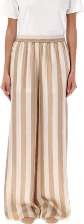 Fendi Beige Loose Elasticated Pants