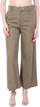 Liu Jo Broeken, Dames, Groen, W28, Wide Broeken