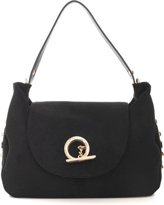 Liu Jo Schoudertas met Studs en Draaisluiting - Dames - Schoudertassen - Zwart - ONE Size - Polyester - Tassen