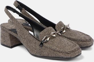 Jimmy Choo London Diamond Tilda 45 slingback pumps