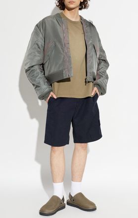 Golden Goose T-shirt With Logo, Mens, Brown