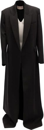 Valentino Garavani Woljas - Dames - Mantel - Zwart - XS - Wol - Jassen