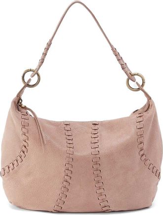 Hobo Opal Leather Shoulder Bag in Hazel at Nordstrom