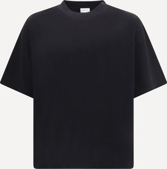 Dries Van Noten T-shirt monocromo in cotone Man M