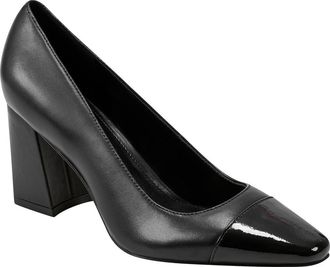 Marc Fisher Vernie Block Heel Pump in Black at Nordstrom Rack, Size 7.5