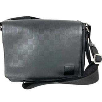 Louis Vuitton unisex, Pre-owned, Zwart, Maat: ONE Size Leer