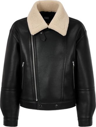 TOMBOY Lammy jack van imitatieleer - Zwart