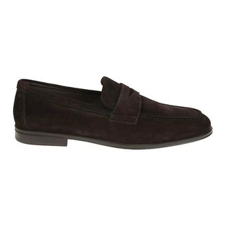 Doucal's Loafers, male, Brown, Size: 9 1/2 US Penny Adler Loafers