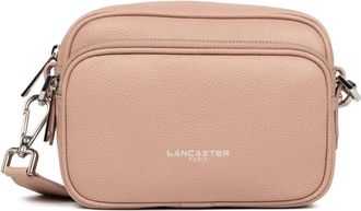 Lancaster Double Zip Milano Ama Crossbody Tas - Dames - Schoudertassen - Beige - ONE Size - Leer - Tassen