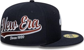 New Era Mens Fitted Cap 59fifty Navy Crown Hat