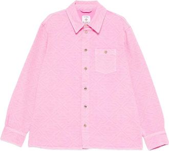 Casablanca Logo-pattern Denim Shirt