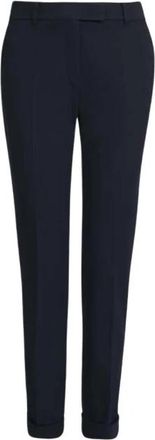 Max Mara Jersey Broek voor Vrouwen - Dames - Slim Fit Broeken - Blauw - S - Broeken