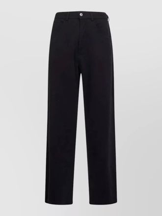 Maison Margiela cotton trousers five pocket design belt loops