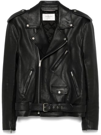 Men's Saint Laurent Leather Jackets - up to −54% | Stylight