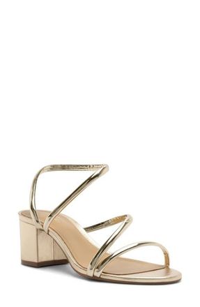 Arezzo Mikayla Ankle Strap Sandal in Platino at Nordstrom, Size 5.5