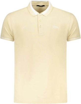 Cavalli Beige Katoenen Heren Polo Shirt - Heren - Polos - Beige - M - Katoen - Tops
