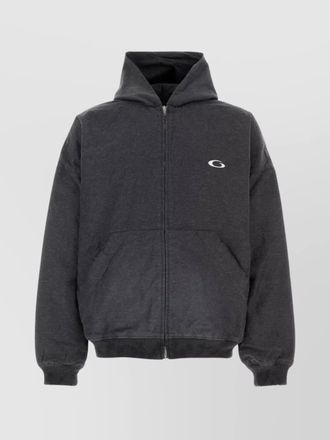 Balenciaga cotton zip-up hoodie