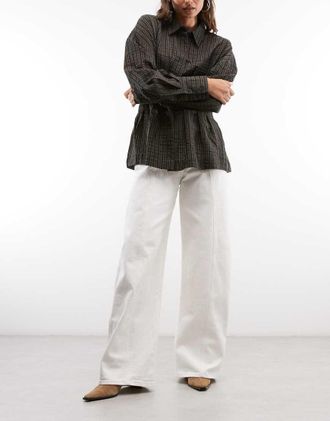 Wrangler X Lainey Wilson jeans barrel bianchi-Bianco