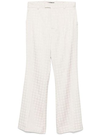 Amiri Flared broek met MA-monogram - Beige