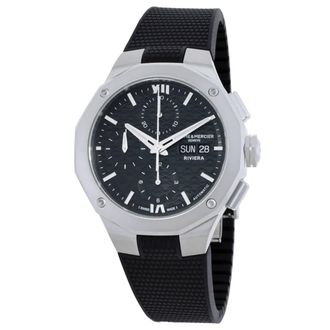 Baume & Mercier Riviera Chronograph Automatic Black Dial Mens Watch M0A10864
