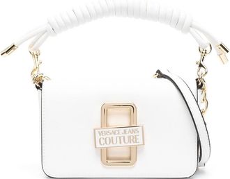 Versace Jeans Couture logo-plaque shoulder bag - women - Polyurethane - One Size - White