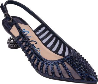 Lady Couture Rosita Slingback Pump in Navy at Nordstrom Rack, Size 12