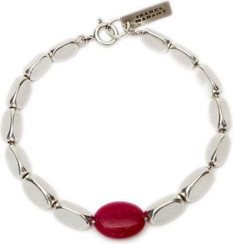 Isabel Marant Leotie bracelet - women - Brass/Stone - One Size - Pink