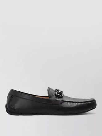 Ferragamo leather driver loafers