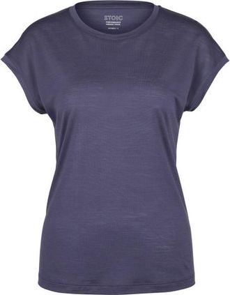 Stoic Performance Merino150 BydalenSt. Shirt Funktionsshirt für Damen | blau