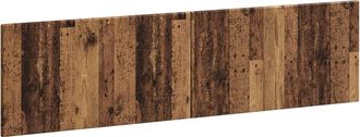 vidaXL Cabecero Montada En La Pared Breda Madera Envejecida Vidaxl