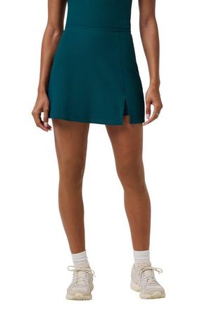 Travis Mathew Move Knit Rib Miniskort in Dark Sea at Nordstrom, Size Xx-Large