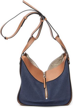 Loewe Pre-owned Womens Small Hammock Shoulder Bag - Blue - One Size