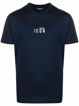 Dsquared2 T-shirt met print - Blauw