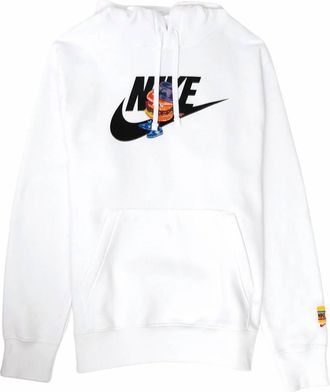Nike Mens Hamburger Dunk Pullover Hoodie In White