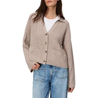 Rag & Bone Maud Boxy Cashmere Cardigan in Oatmeal at Nordstrom Rack, Size Medium