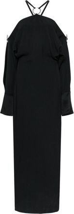 Taller Marmo Volturno maxi dress - women - Acetate - 44 - Black