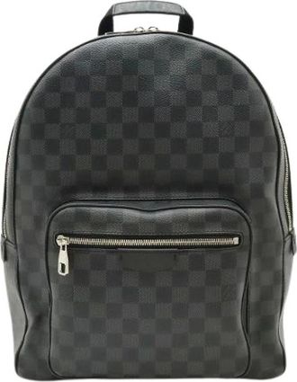 Louis Vuitton Pre-owned Josh Damier Graphite Rugzak - Heren - Vintage Rugzakken - Zwart - ONE Size - Vintage