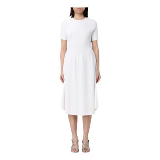 A|X Armani Exchange Knitted Dresses, female, White, Size: L abiti Viscosa