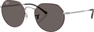 Ray-Ban Jack Zonnebril - unisex - Zonnebrillen - Bruin - 53 MM - Accessoires