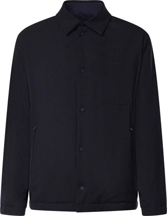 Herno Stretch Wool-Blend Overshirt
