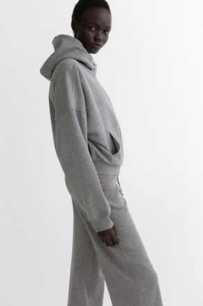 H&M Flared Sweatpants in Gray Melange at Nordstrom, Size X-Large