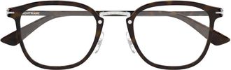 Montblanc Glasses, unisex, Brown, Size: 50 MM Mb0440Oa Optical Frame