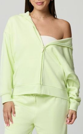 Florence By Mills Cozy Crush Oversize Zip Hoodie in Citrine at Nordstrom, Size Xx-Small