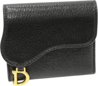 Dior Pre-owned Wallets, female, Black, Size: ONE SIZE Pre-owned Vintage Fabric Wallet