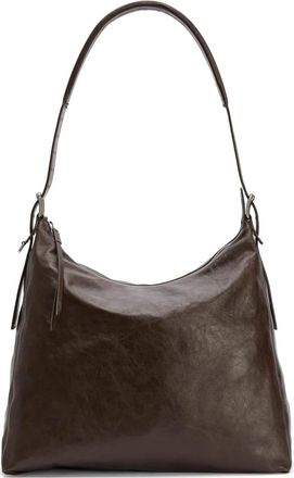 Christophe Lemaire Borsa a spalla con cintura - Marrone