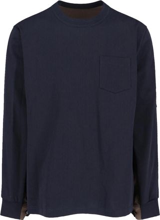 sacai Maglia Bi-Color