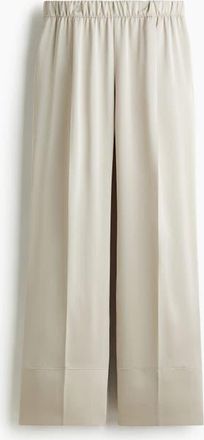 H&M Pull-on Trousers in Light Beige at Nordstrom, Size Xx-Large
